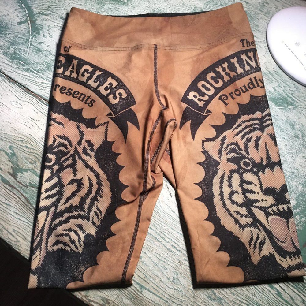Werkshop Circus Tiger Leggings - Full Length Triathlon Leggings - Picture 9 of 13